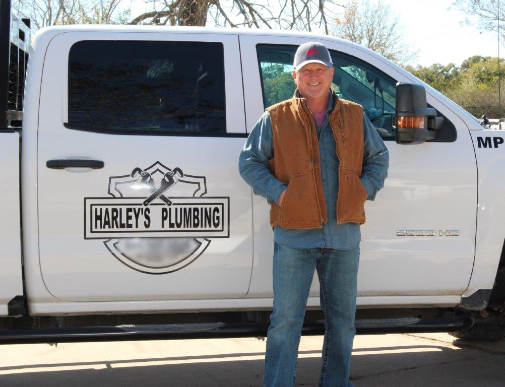 Gary Keister owner Harley's Plumbing Company